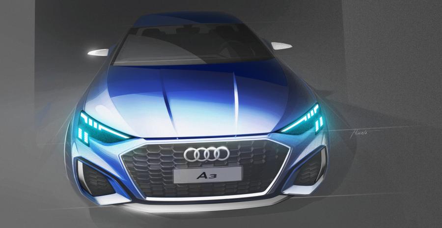 Эскиз Audi A3 Sportback 35 TFSI 2020 года  (WW) (фото 53 из 57)